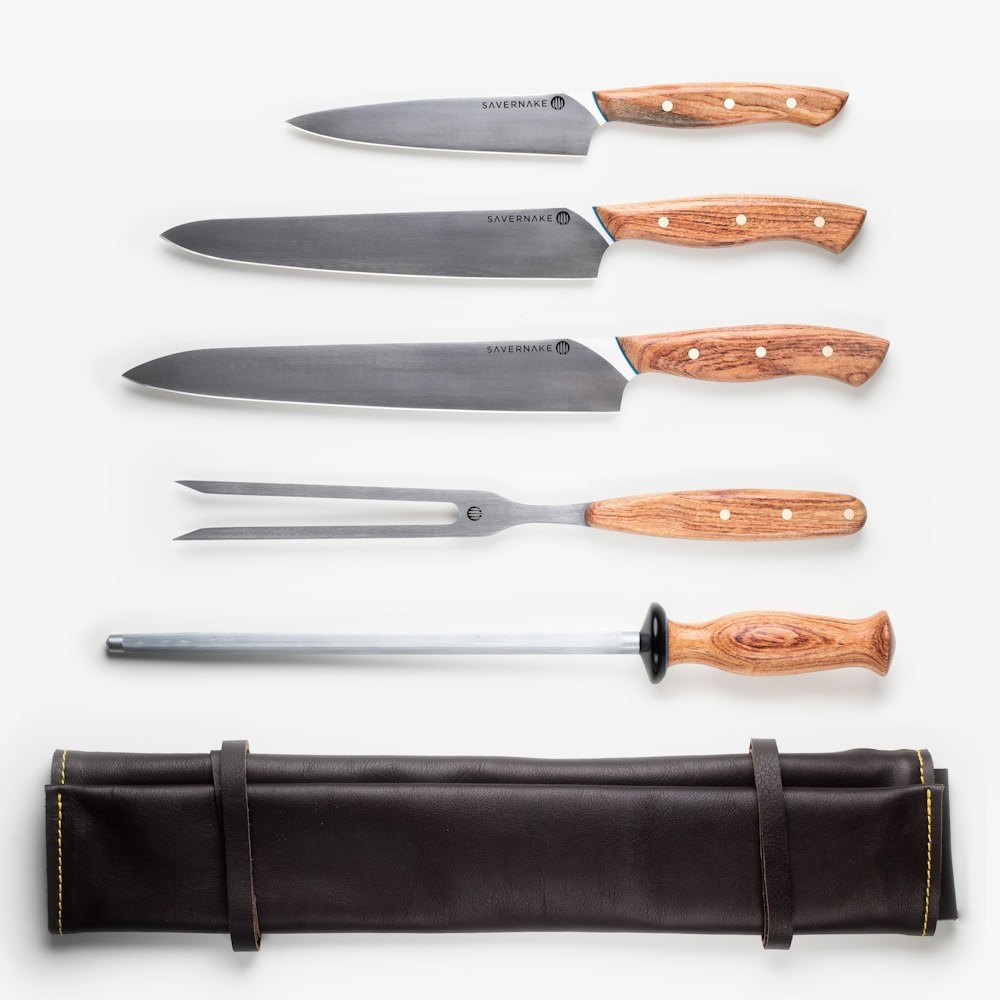Kit de facas Casa Nova Chef 6 peças